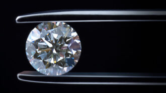 Diamond holds up at pressures more than five times those in Earth’s core